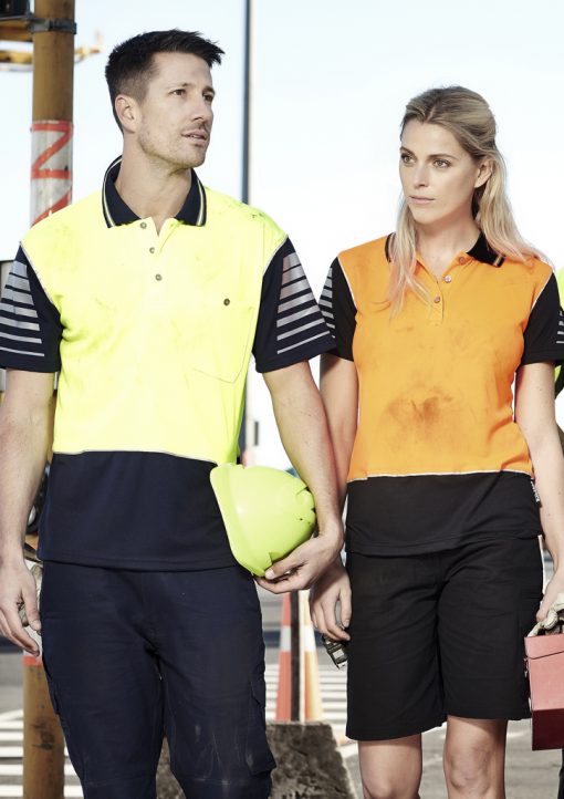 MENS HI VIS ZONE POLO