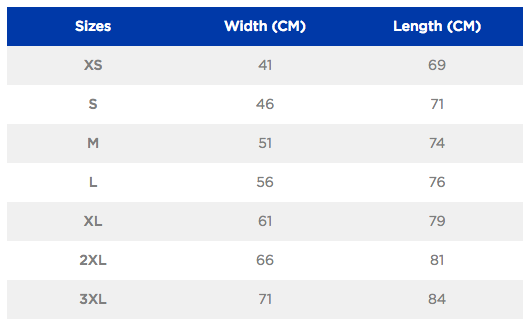 gildan-size chart